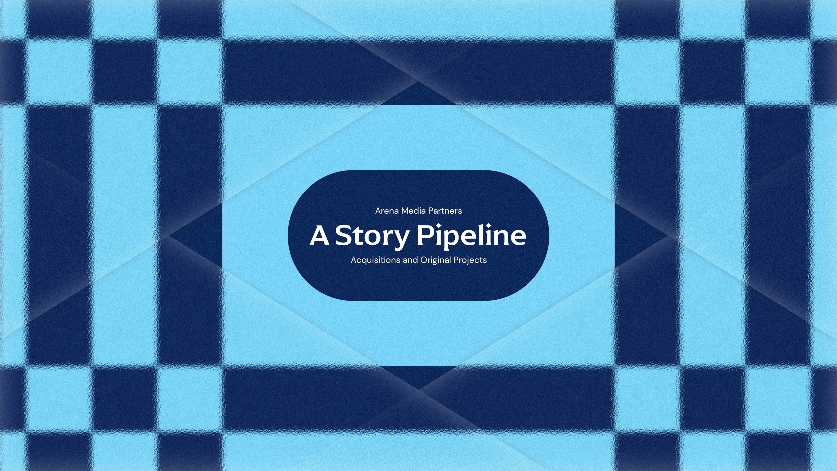 Arena presentation covers, each vertical in its own two-tone pattern, 2 of 6.
